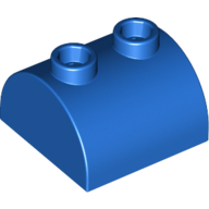 Lego kostka (kostička) 2x2 půlkulatá nahoře, modrá (4189192, 6170738)